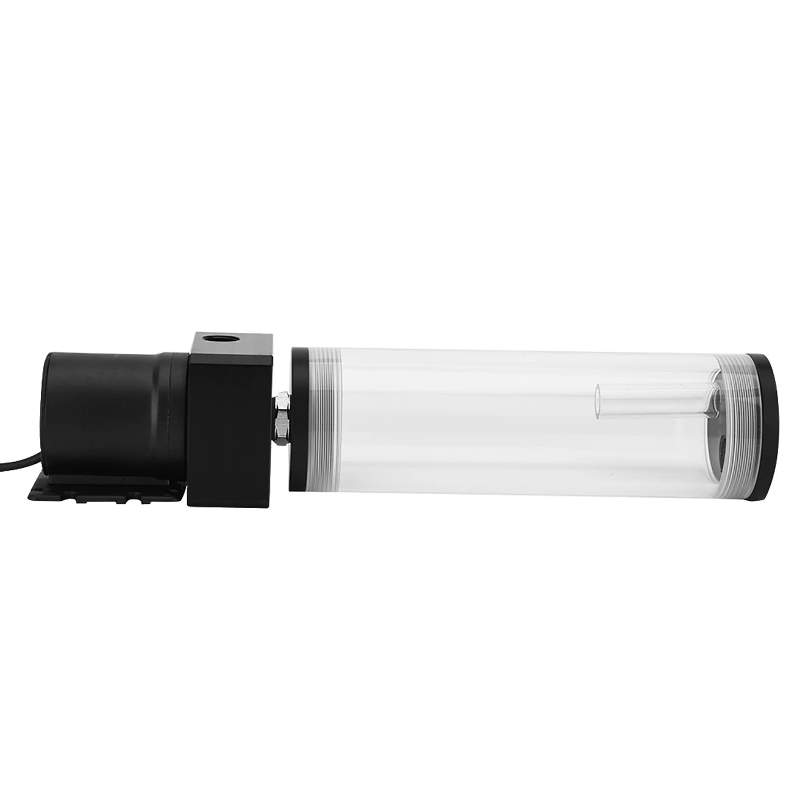 Akrylowy Zbiornik Chłodzący wodę z pompą 19 W do Konfiguracji Gier Komputerowych, Trwała Konstrukcja Odporna na Ciepło (160 mm)