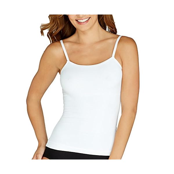 SPANX Assets Red Hot Label Top Form Firm Control Camisole Women's Cami Tank Top Shirt, White, Medium