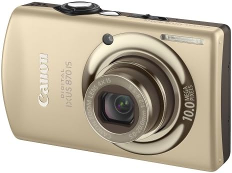 Canon Digital IXUS 870 IS Camera - Gold (10MP, 4x Optical Zoom) 3.0 inch PureColor LCD II