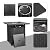 Propane Fire Pits,28 Inch Gas Fire Pit Table,50,000 BTU Steel Fire Table with Lid and Lava Rock,2 in 1 Square Firepit Table for Gatherings Parties on Patio Deck Garden Backyard