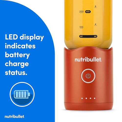 Image of nutribullet Flex Portable Blender NBPB50200EO, Tangerine Orange