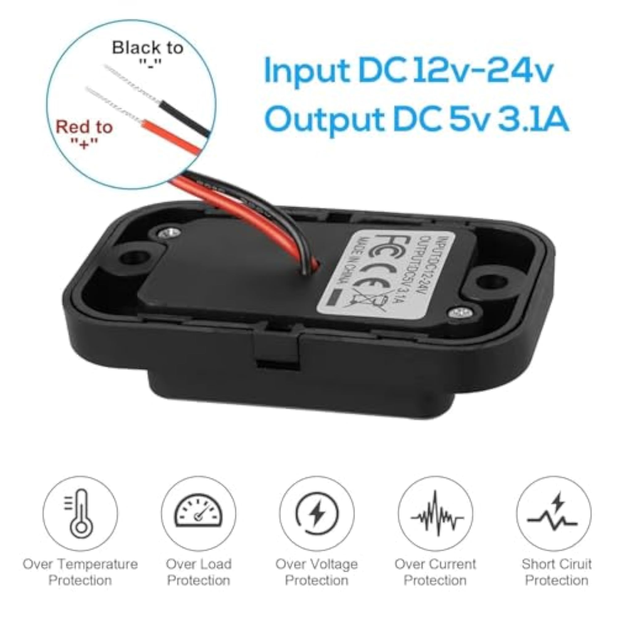 12V USB Outlet Socket for Car
