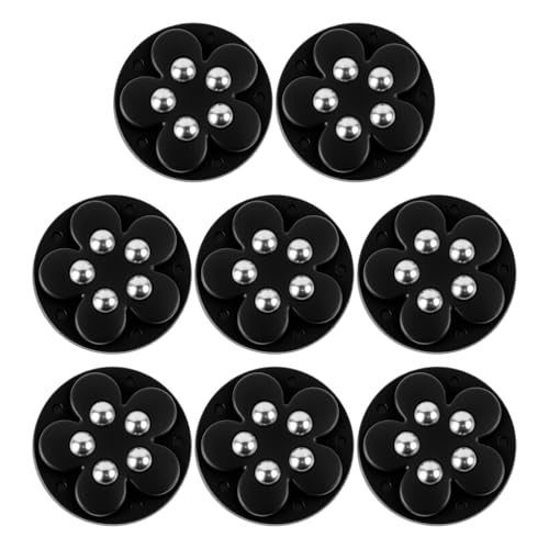 kiptyg 8 Piezas Ruedas Giratorias 360°Autoadhesivas para Muebles y Electrodomésticos Pequeños - Mini Ruedas Pequeñas con Carga 150kg,Ruedecitas Adhesivas Giratorias para Mover Muebles