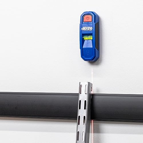 Image of Kreg KMM1000LZ - Kreg Magnetic Stud Finder with Laser-Mark - Stud Finder & Wall Scanner - Magnetic Stud Finder Tool - with Precise Stud Magnet