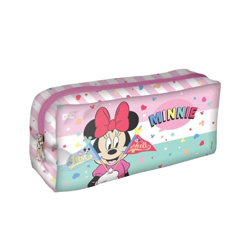 DAC - Estojo Simples com 1 Zíper em Tecido - Minnie