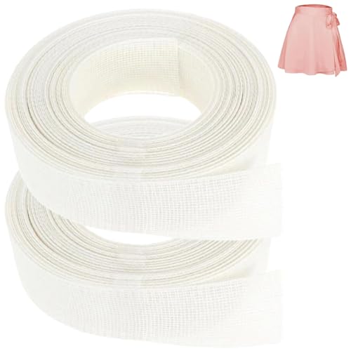 Cinta de costura de espina de pescado para coser 6.5 yardas – Cinta de dobladillo para vestidos de gasa y tela fina