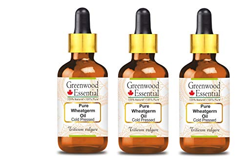 Huile de germe de blé pure Greenwood Essential pressée à froid 3x100ml
