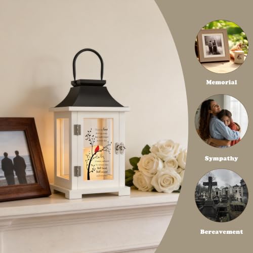 Image of Memorial Lantern, Sympathy Gifts for Loss of Loved One, Funeral Gift