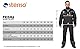 Prisma Arbeitsjacke Herren - Elastische Arbeitsjacke Männer Stretch mit Funktionstaschen, Reflektierenden Elementen, Verstärkten Schultern & Ellenbogen - Bundjacke Stretch - Grau mit Elasthan EU44