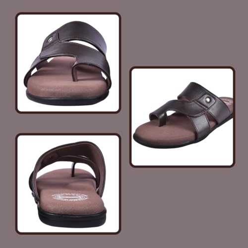 Image of DR PLUS Men's Healthcare, Diabetic and Orthopedic MCR /MCP Footwear /Sandals /Slipper /Chappal