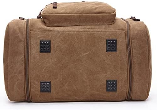 Iblue Weekender Carry On Tote Overnight Bag for Men,Canvas Duffle Bag for Travel 50L/60L Duffel Overnight Weekender Bag,#A1079 (Khaki) 8 Iblue Weekender Carry On Tote Overnight Bag for Men,Canvas Duffle Bag for Travel 50L/60L Duffel Overnight Weekender Bag,#A1079 (Khaki)