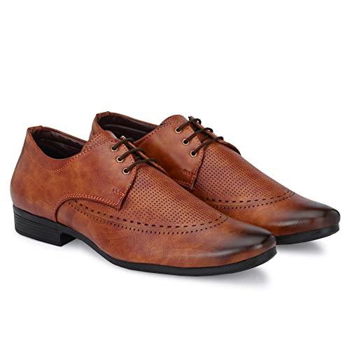 Image of Formal Stylish Lace-up Derby Shoe for Men