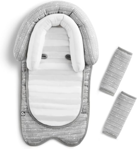 Image of Munchkin XtraGuard Head Support & Strap Cover for Baby Car Seats with Silver-Ion Technology, Dots (Pack of 6)