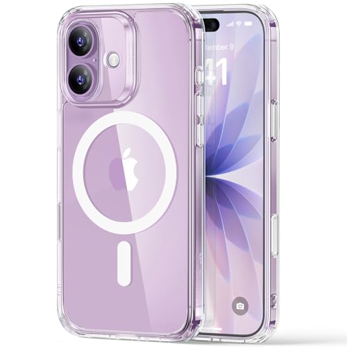 ESR for iPhone 17 Case, Compatible with MagSafe, Shockproof Military-Grade Protection, Scratch-Resistant Back, Magnetic Phone Case for iPhone 17, Classic Hybrid Case, Clear