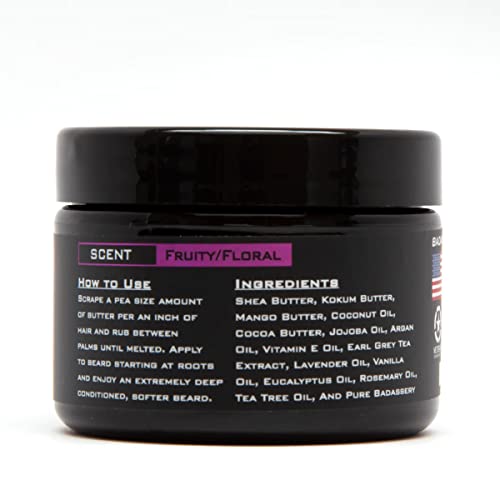 Badass Beard Care Beard Butter For Men - Royal Knight, 3 Oz - Made Of Natural Ingrediens For Healthy, Soften And Itchness Free Beard And Mustache #TOP1