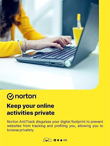 Image of Norton AntiTrack | 5 Devices 1 Year | Windows, Mac & iOS | Anti-finger Printing, Tracker & Cookie Blocker