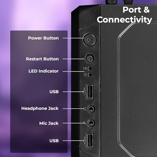Image of Assembled Gaming Desktop PC Core i7 4th Gen | 16GB RAM | 256GB SSD | Windows 11 + MS Office 2021 | WiFi | HD 4600 Graphics | RGB Cabinet (3 Fans) | 450W PSU | 2 Year Warranty (16, GB, 256, GB)