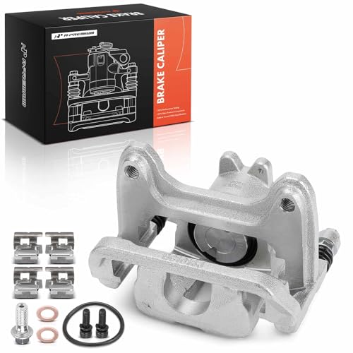 A-Premium Disc Brake Caliper Assembly with Bracket Compatible with Chevrolet, GMC Vehicles - Silverado 1500 LTD, Colorado, Sierra 1500, Canyon, Hummer EV Pickup - Rear Right Passenger Side by A-premium - Used condition - CA$78.77