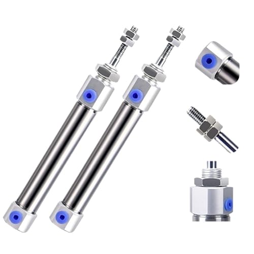 Cilindro neumático de acero inoxidable premium CDJ2B10 con carrera de 100mm 2