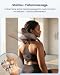 COMFIER Kabelloses Nackenmassagegerät mit Wärme, 4D Kneten Nacken und Schulter Massagegerät, Shiatsu Nacken Rückenmassagegerät Kissen, 2 Heizstufen, Geschenke für Mama Papa