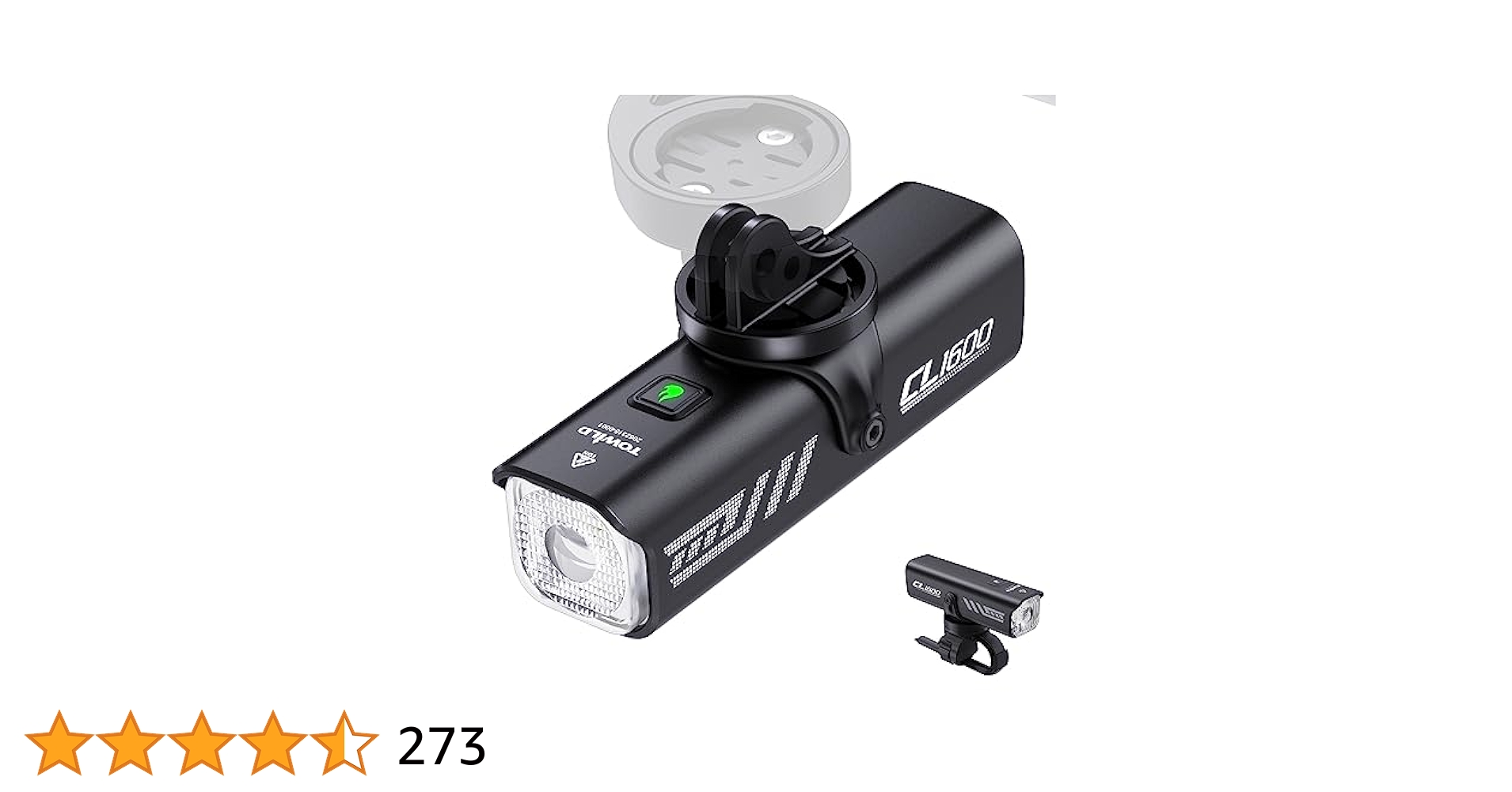 Amazon | 自転車 ライト 充電式USB-C 大容量5000mAh ロード
