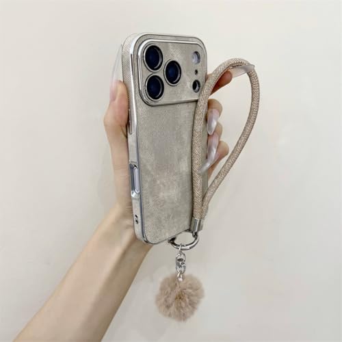 Coque arrière mate iPhone 16 Pro Max Gris Titane : étui antichoc luxe
