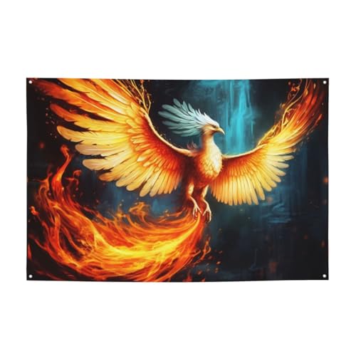 Welcome Banner Beautiful phoenix Party Flag Photography Backdrop Birthday Background Wall Decor Sign 47 x 71 Inch Photo Props Banner and Sign Flag for Fence Garden Indoor Outdoor Decor