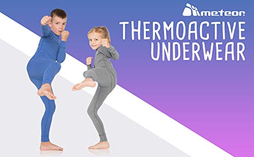 Set Biancheria Intima per Bambini Funzione Set Termica con Maglia a Maniche Lunghe e Pantaloni Termici - Termoattivo Transpirante Morbido, Calde Set per Ragazzo e Ragazza - Image 7