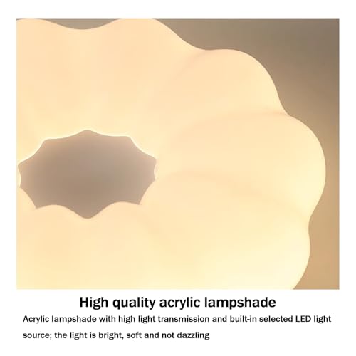 Plafonnier LED moderne blanc dimmable 50cm design citrouille télécommande - 2