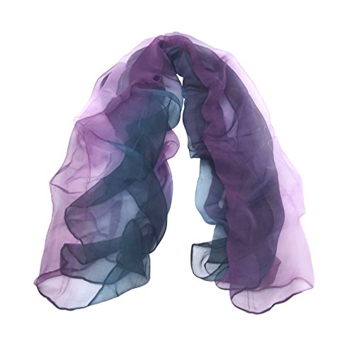 TONY&CANDICE(TM) 100% Silk Extra Long Oblong Silk Scarf,65