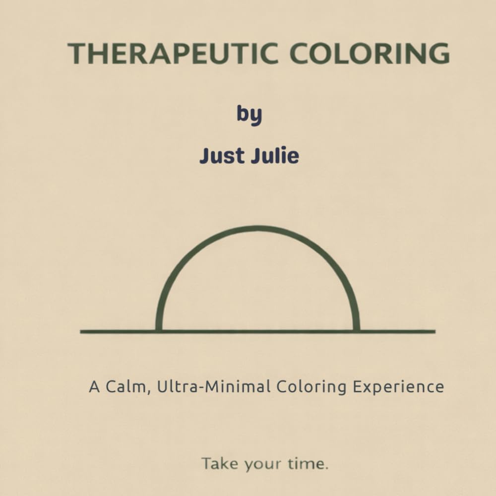 Therapeutic Coloring: A Calm, Ultra-Minimal Coloring Experience