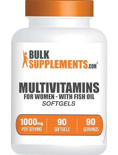 BulkSupplements.com Multivitamin for Women Softgels - Daily Multivitamin Supplement, Multimineral