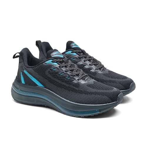 Image of ASIAN Powerplay-30 Men's Running Shoes | Lightweight Knit Upper, TPU Frame for Lateral & Arch Support, Memory Foam Bounce Insole | Ideal for Gym, Travel, Running & Walking