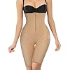 Nebility-Women-Waist-Trainer-Shapewear-Zipper-Hook-Body-Shaper-Shorts-High-Waist-Butt-Lifter-Comfort-Thigh-Slimmer Nebility Women Waist Trainer Shapewear Zipper & Hook Body Shaper Shorts High Waist Butt Lifter Comfort Thigh Slimmer (XL, Beige)