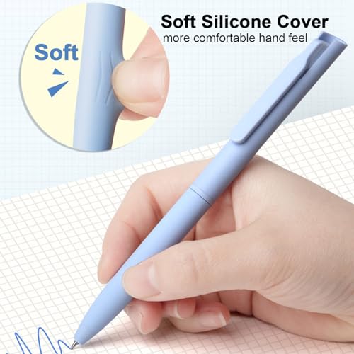 Bolígrafos de Gel Multicolor Retráctiles 6 Pzs 0.5mm miniatura 4