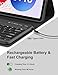 Keyboard Case for Xiaomi Redmi Pad 2 Pro 12.1'' 2025/Mi Pad Pro2024/Xiaomi Poco Pad12.1 Inch Case with Keypad, Detachable Wireless Key Board Cover with Pen Slot for Redmi Pro 12.1in Tablet, Black