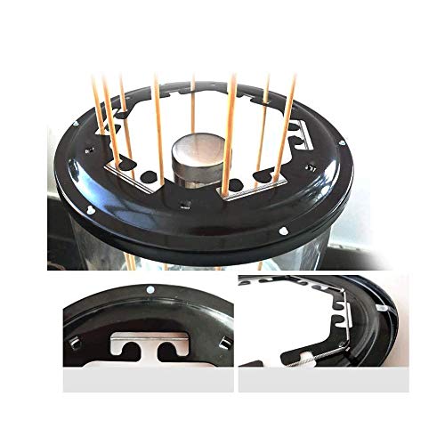 YFGQBCP Innen Vertikal Rotisserie Ofen Max 1350Watt bis zu 300 ℃ Perfekt Rotisserie Grill for Kebab-Spieße Home Use… – Bild 3