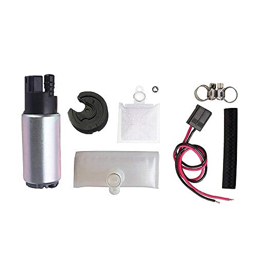 Fuel Pump And Strainer for Cars Trucks SUVs GAS Fuel Pump Universal With Installation Kit Fits Chevrolet Acura Chrysler Dodge Honda Hyundai Subaru OEM # E2068 HFP-382