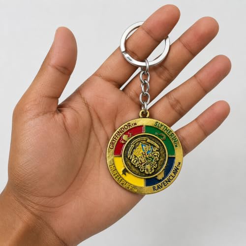 Image of Fashion fusion Rotating Metal Keychain for Car & Bike | Metallic Rotating Unique Keychain Keyring for Gifting