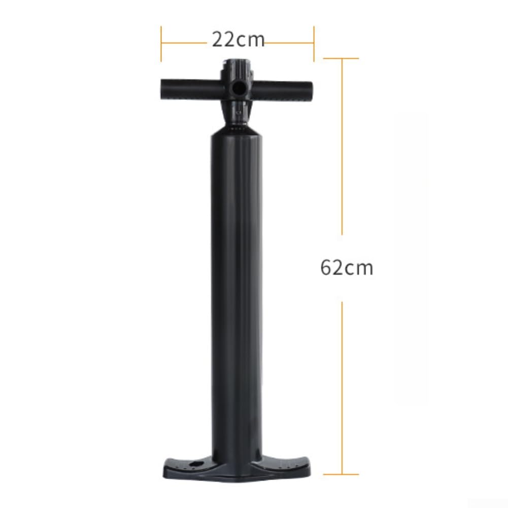 Pompe à main en plastique robuste pour bateaux gonflables | Débit double direction, gonflage rapide, économise des efforts, idéal pour kayak, bateau