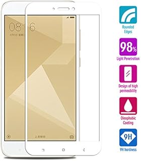 Protector de Pantalla Completa para XIAOMI Redmi 4X de Dureza de 9H sin Burbujas ( Blanco ) .Full Cover XIAOMI Redmi 4X Cristal Vidrio Templado Completa con Bordes Redondeados. ( Blanco )