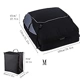 ☼ ESPACIO ENORME INTERIORE - tiene todo lo que necesita para viajes por carretera y vacaciones. Gracias al material plegable, estaremos empacando nuestro equipo de viaje en nuestra bolsa de viaje en minutos cuando terminemos de viajar.