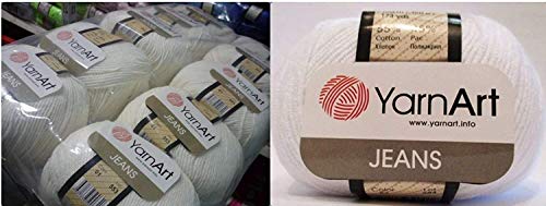 Image of YarnArt Cotton Blend Amigurumi Yarn - Cotton Acrylic Blend Yarn for Knitting & Crochet, Soft & Durable Yarn for Amigurumi, Baby Items and Garments