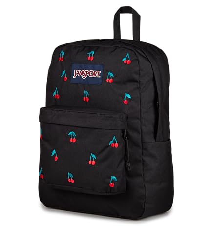 Image of JanSport Superbreak Plus FX Backpack - Work, Travel, or Laptop Bag with Water Bottle Pocket - Surreal Sensations​ Black