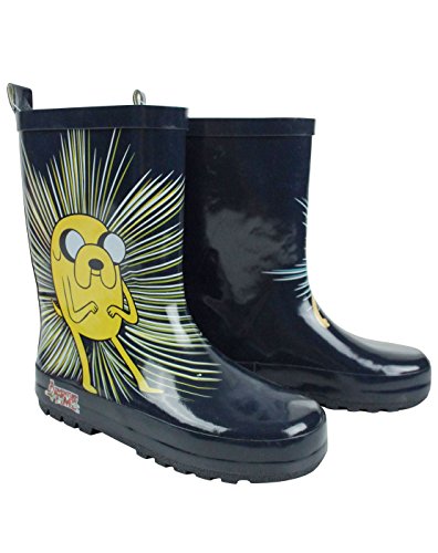 Adventure Time Kids Navy Blue Character Rubber Wellies