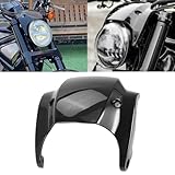 GUDITEM Motorcycle Front Headlight Fairing Cover For Harley V-Rod V Rod Night Rod 12-16 17, Black