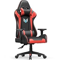 Gaming Chair, Ergonomic Computer Chair for Adults with Headrest and Lumbar Support, Reclining Gamer Chairs with Racing Style, Swivel Seat, Backrest and Adjustable Height