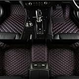 Yaruicar Custom Car Floor mat for BMW 1 2 3 4 5 6 7 8 Series X1 X2 X3 X4 X5 X6 X7 M1 M2 M3 M4 M5 M6 M7 M8 X3M X4M X5M X6M GT i3 i4 iX3 i8 iX Z4 car mats(Black Red)