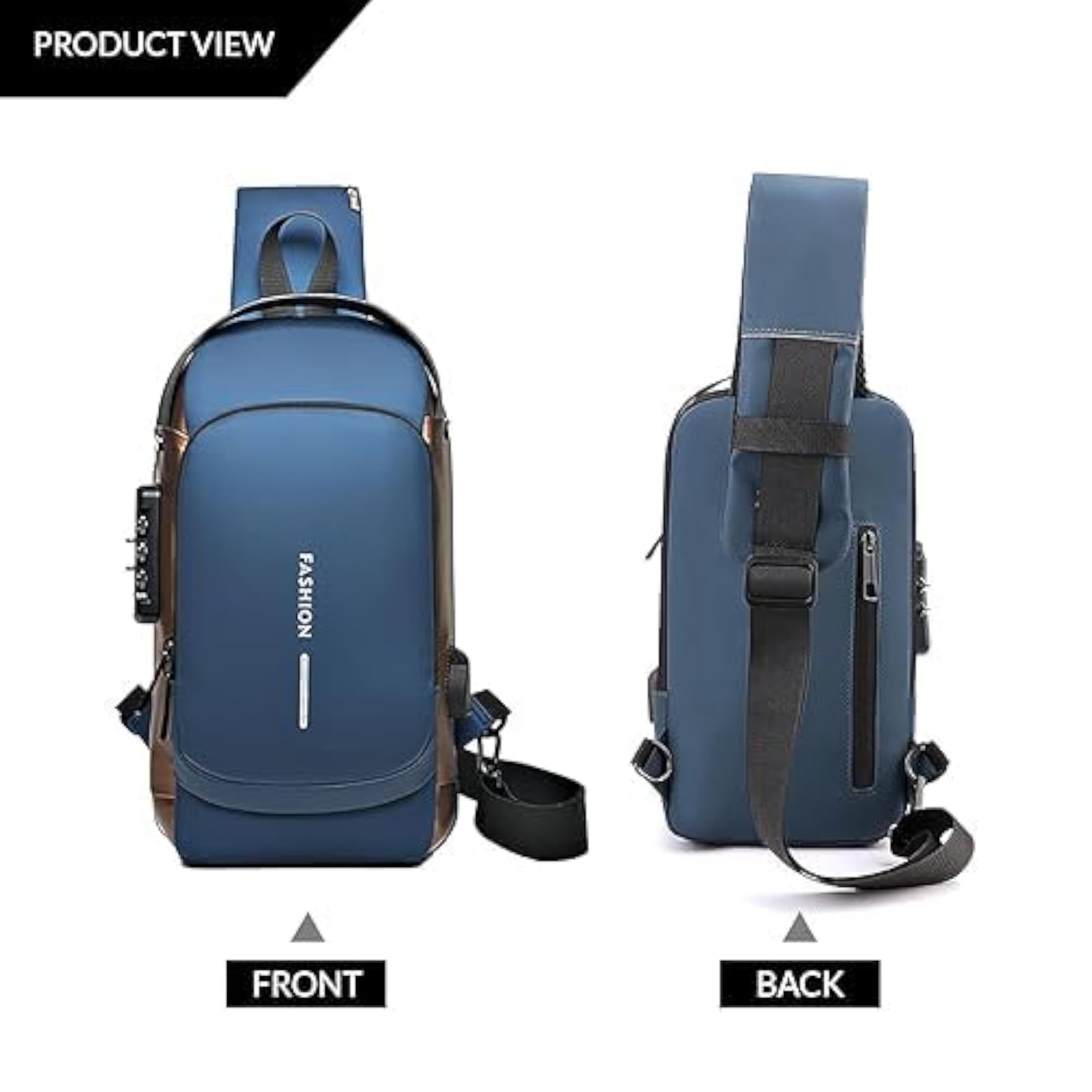 Multifunction Anti-Theft Sling Bag for Men