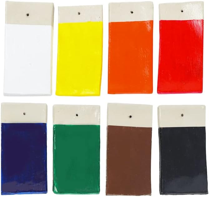 Miniatura 3 de Sculpd Juego de pintura acrílica, 8 tubos de 0.7 fl oz de acrílico de color premium, cuerpo pesado y colores vibrantes, pintura sobre arcilla seca